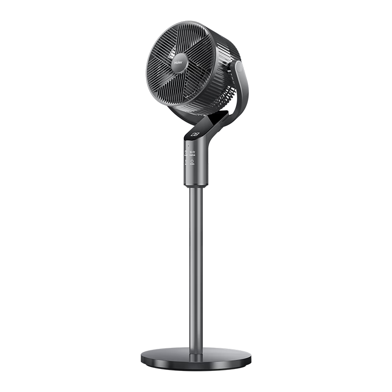 Haier Air Circulation Fan Home Electric Fan Remote Control High Airflow Floor Fan Quiet Table Standing Fan JD Self-operated Bedroom Small Fan Gentle Breeze Light Feather Fan HFX-Y2365A