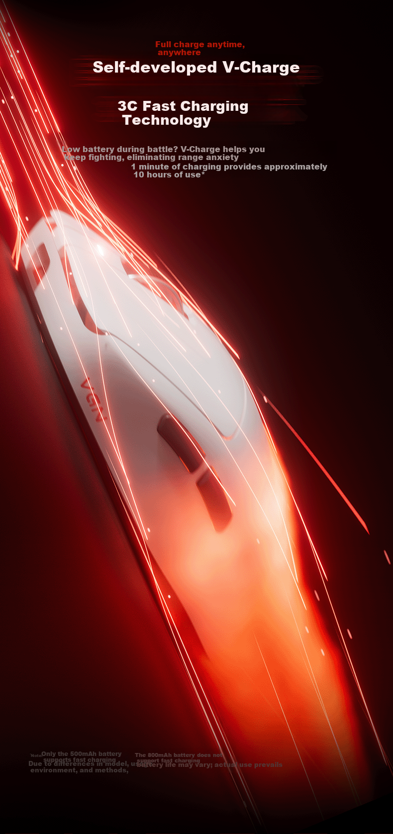 VGN Dragonfly 3 Lightweight Wireless Mouse Gaming Office Long Battery Life Versatile Medium-Large Hand Size Original PAW3311 Tri-Mode Connection Dragonfly 3 SE Rose Red 14