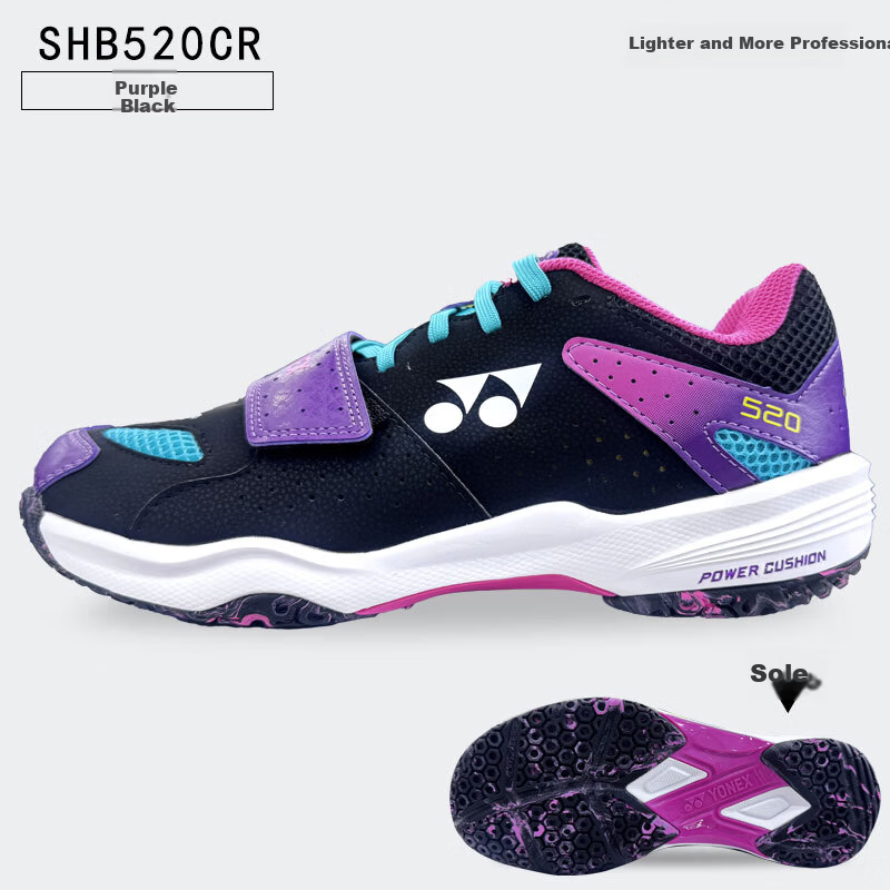 YONEX Badminton Shoes Year of the Horse Professional Competition Training Shock Absorption Breathable Sports Shoes SHB520WCR White Blue 40.5 12