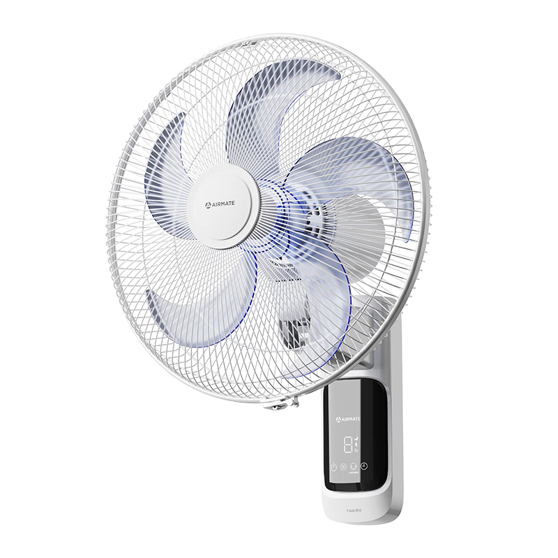 AIRMATE Electric Fan, Commercial Wall-Mounted Fan, Quiet Oscillating Page Fan for Home Use, Restaurant, Dormitory, Canteen, Remote Control Wall Fan X12