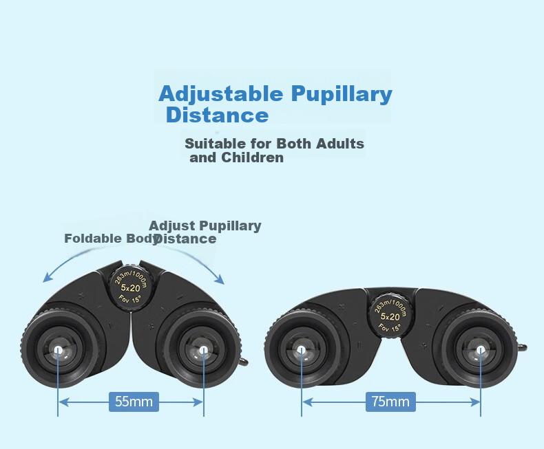 Jiapu Professional Children's Binoculars High-Definition High-Power Detachable Assembly Telescope Gift for Boys and Girls Elementary Students 8