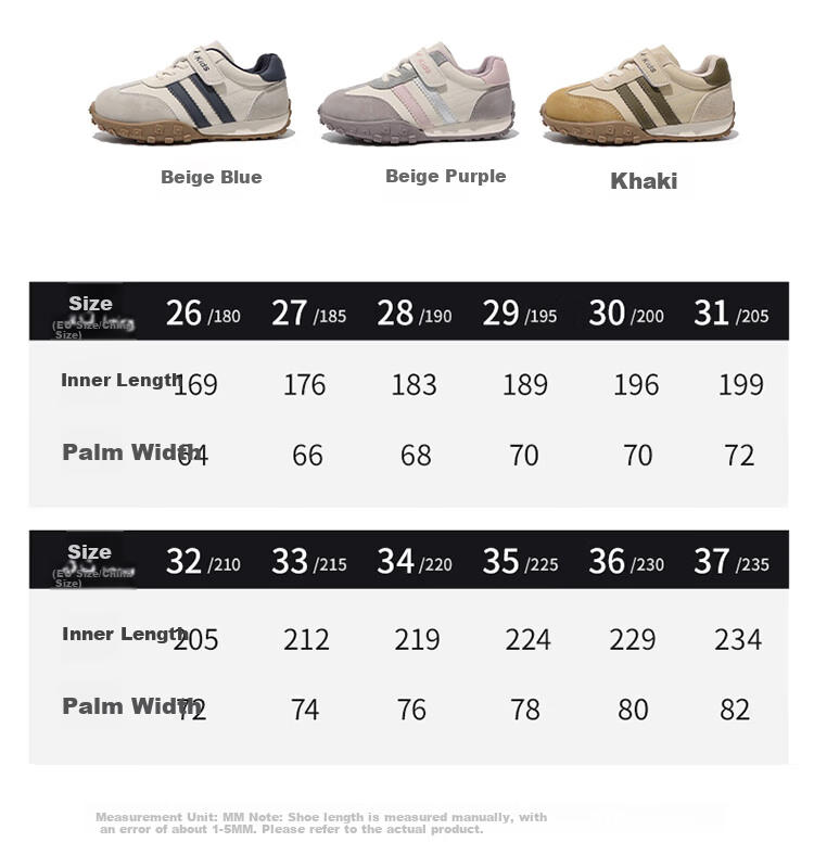 RED DRAGONFLY Children's Spring And Summer Shoes, Boys And Girls Soft-Soled Sports Sneakers, Casual Training Shoes Q43CYXX470, Beige Blue, Size 31 9