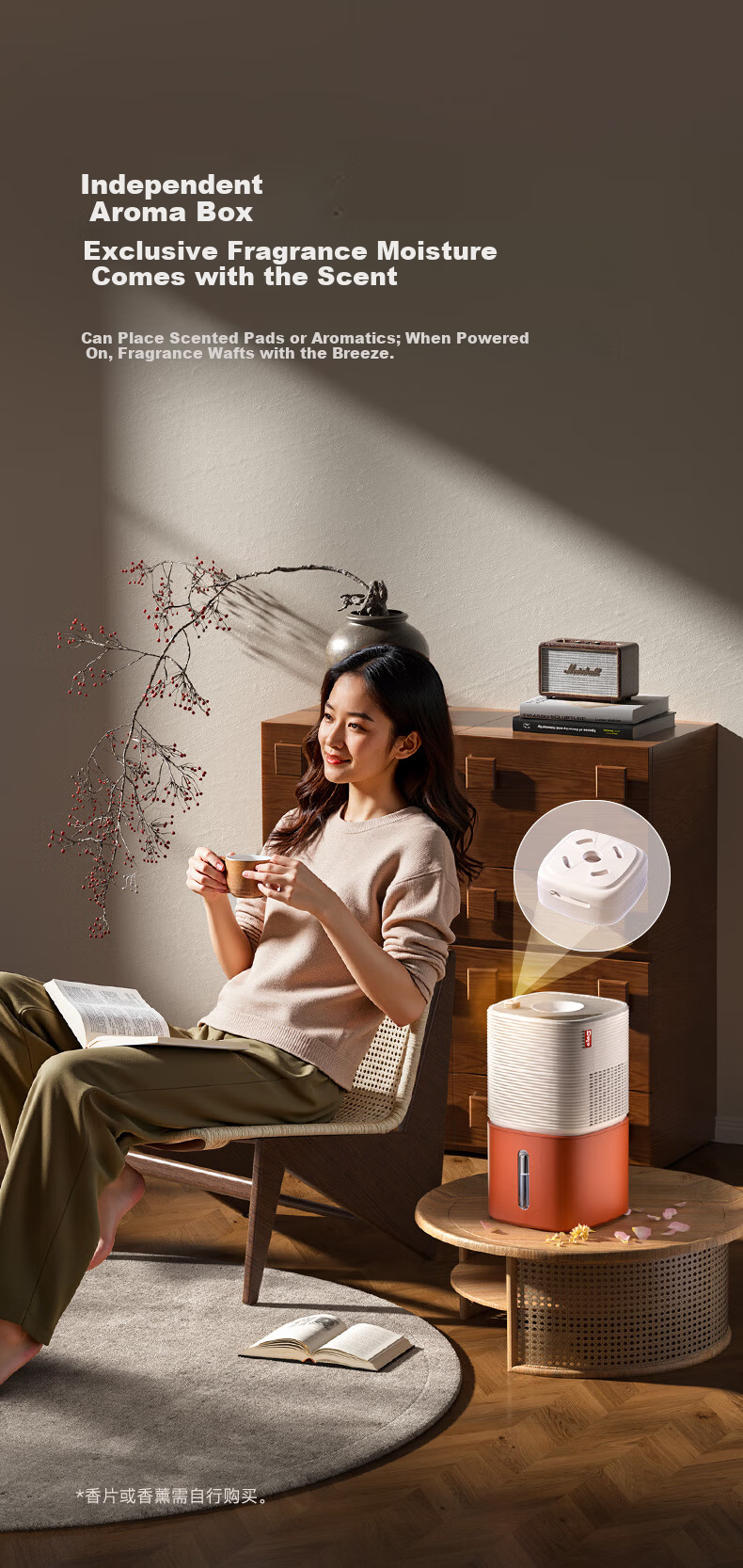 Deye H7 Air Humidifier, 700ml/h Fast Mist-Free Humidification, 6L Large Capacity, Silver Ion Antibacterial, Removable, Quiet for Home Bedroom Office, Baby-Safe 10