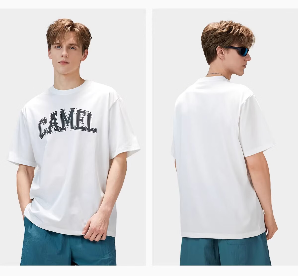 CAMEL Outdoor Quick-Dry T-Shirt Unisex Spring Summer 2026 Breathable Moisture-Wicking Stretch Cotton Hiking Mountaineering Sports Top 9098 13