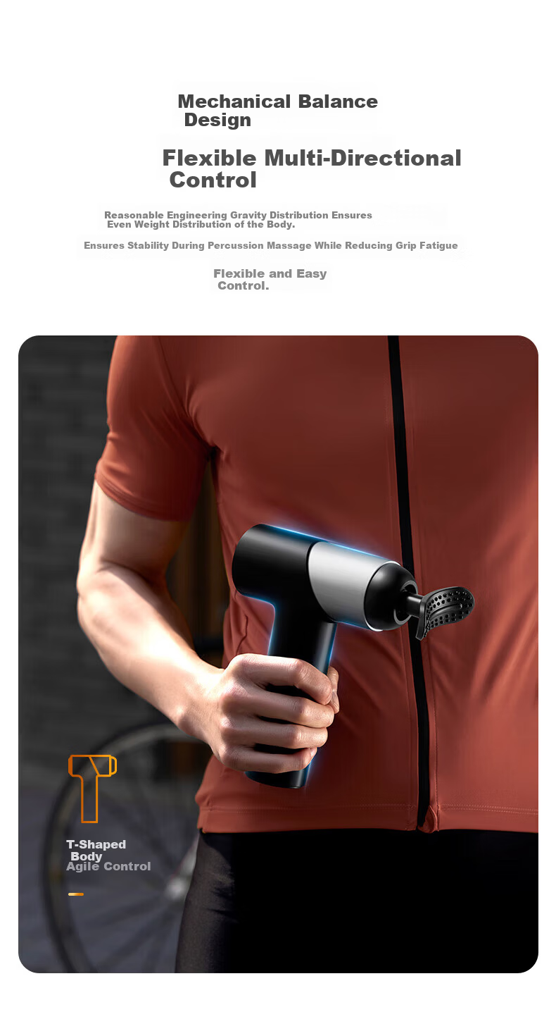 Philips Fascia Gun Full Body Muscle Massager Portable Shoulder Neck Waist Leg Home Fitness Relaxation Gift for Men and Women PPM3203G 14