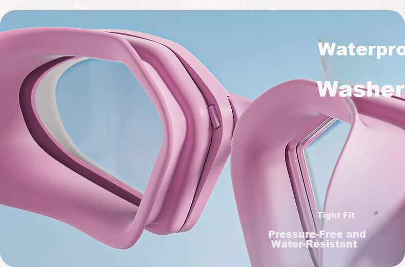 JEEP Kids Swimming Goggles Boys Waterproof Anti-Fog HD Youth Girls Swim Glasses Sea Salt Ice Blue 300° 5