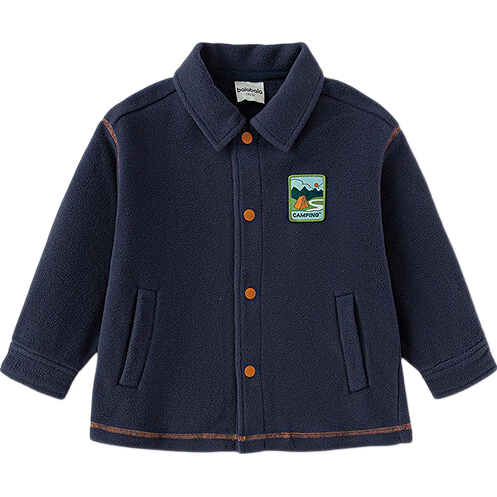 BALABALA Children's Jacket, Boys And Girls Baby Outerwear, Autumn Fleece Anti-Static Warm Coat, 209325105201