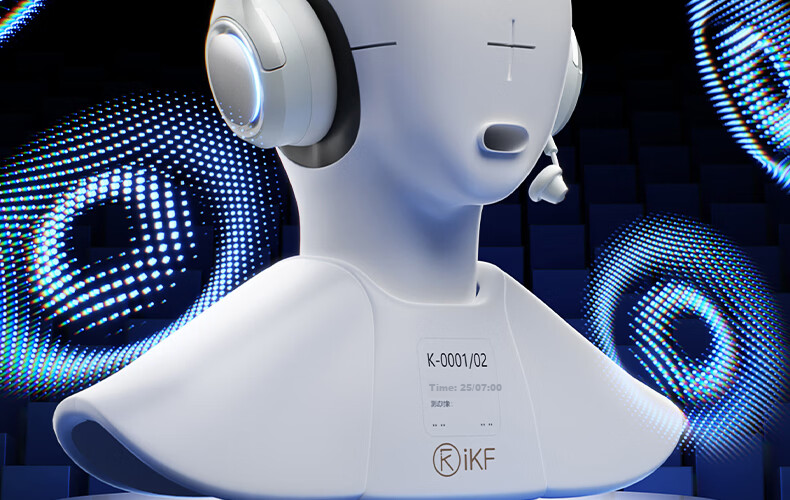 IKF King G Five-Mode Wireless Noise-Cancelling Gaming Headset Over-Ear 2.4G Wired Bluetooth 7.1 Surround Sound LDAC High-Resolution E-Sports Noise-Cancelling Microphone Sky Blue 31