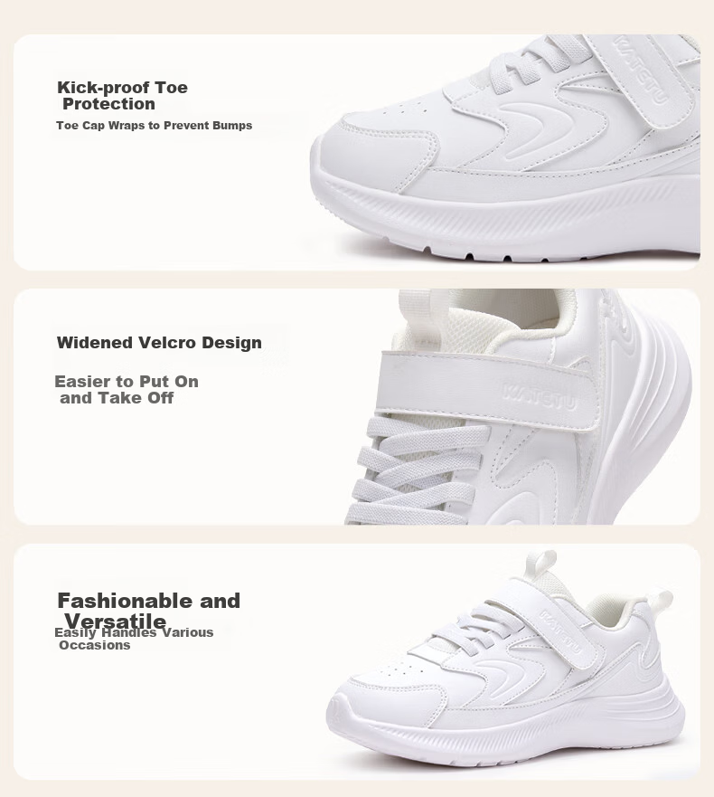 Cater Rabbit Kids Sneakers 2026 Spring New Kindergarten White Shoes Non-slip Wear-resistant Breathable Running Shoes X5CFB24 10