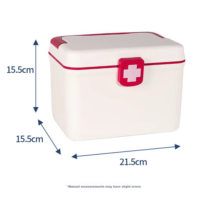Mengtin Large Capacity Medicine Storage Box Family and Student Dormitory Use Household First Aid Kit Organizer Large Size