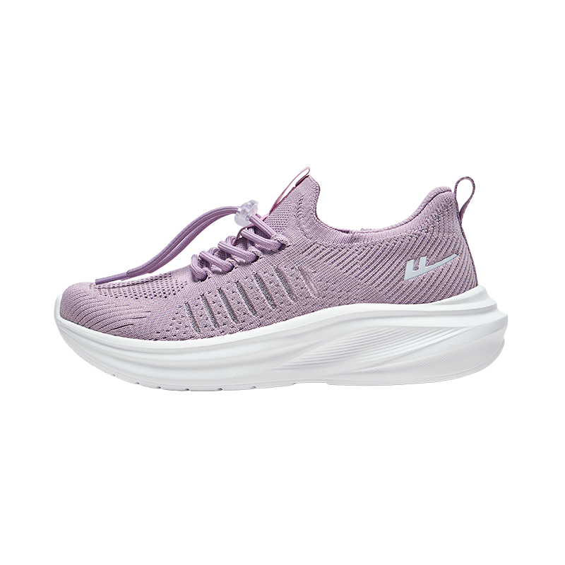 Warrior Women's Shoes 2026 Spring New Soft Sole Mesh Sports Shoes Slip-On for Middle-Aged and Elderly Moms 1282 Pink Size 38