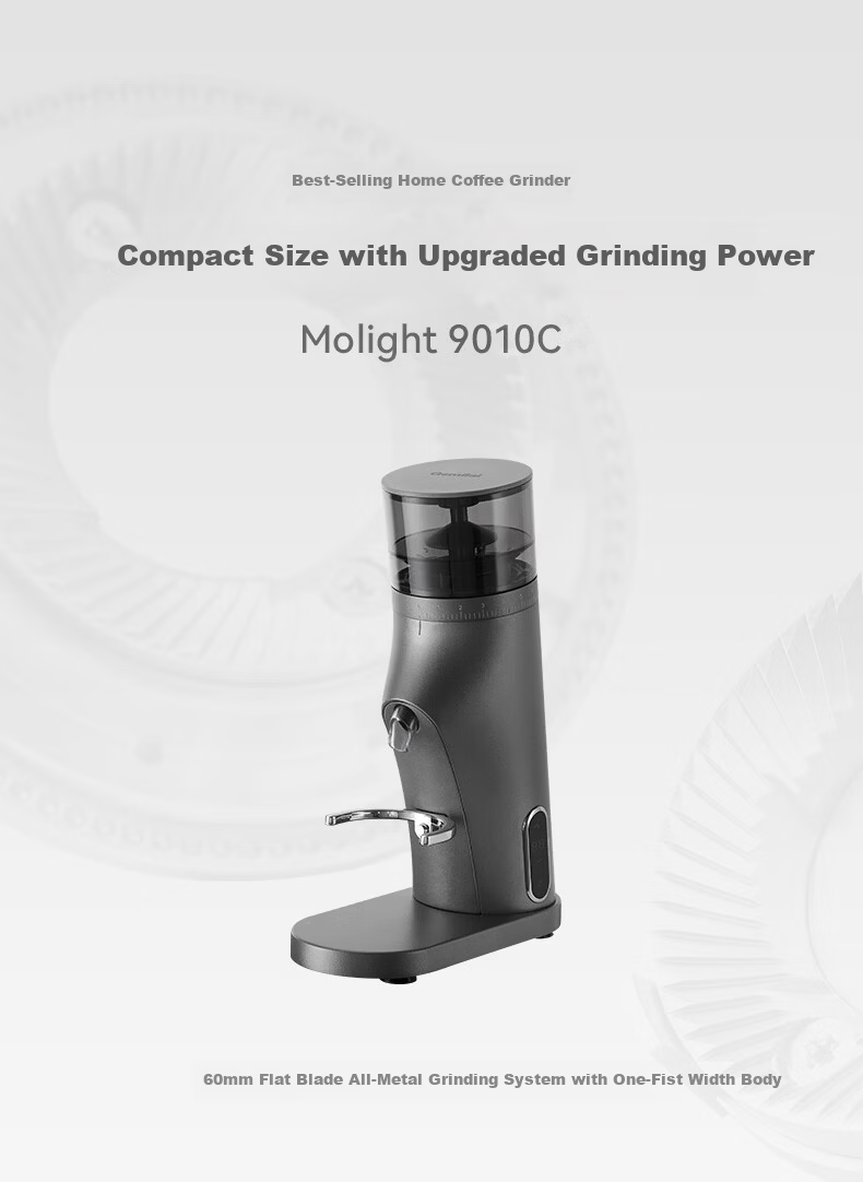 Gemilai G9010C Electric Coffee Grinder Gray Italian American Coffee Bean Grinder Home Use 2