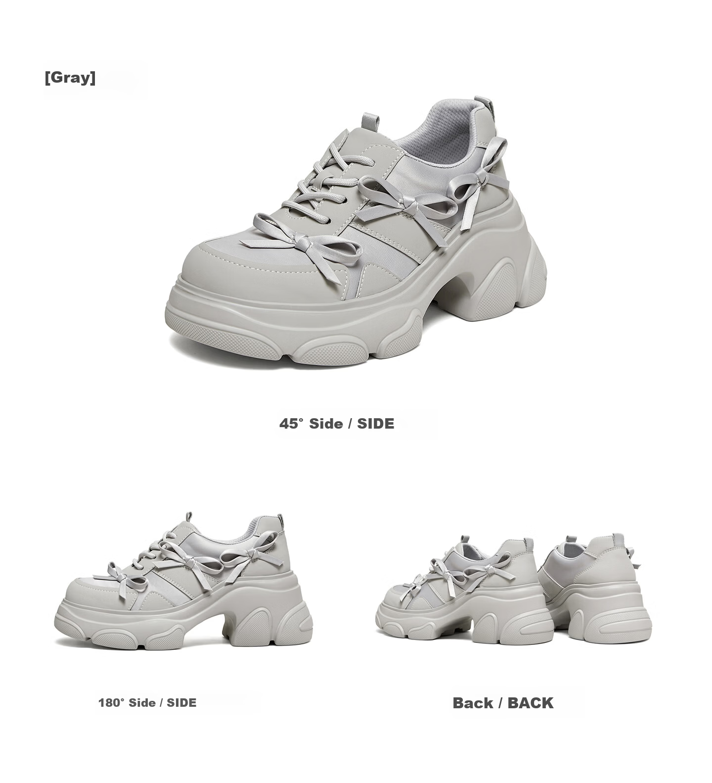 TATA Dark Night Elf Women's Shoes 2026 Spring Casual Sports Dad Sneakers Black Size 36 16