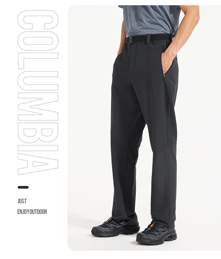 Columbia Men's Outdoor UV Protection Water-Repellent Quick-Dry Breathable Casual Pants XJ9498 010 S Spring/Summer 2026 5