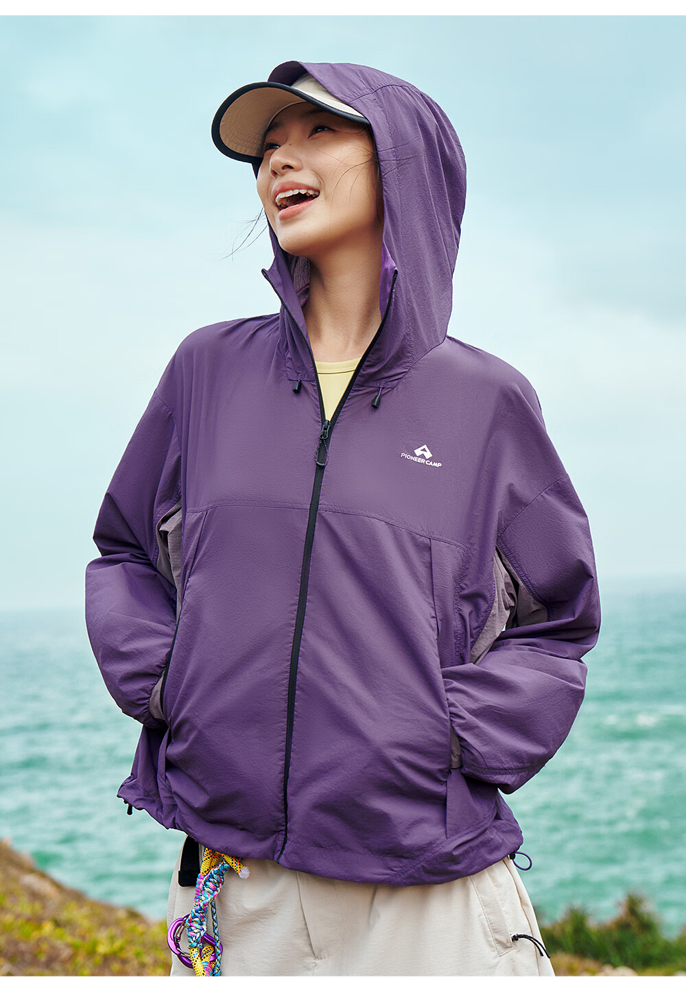 Toread Yang Chaoyue Star Butterfly Women's Outdoor Sun Protection Jacket Spring Summer Lightweight Breathable Hiking Sports Sunproof Skin Jacket 40