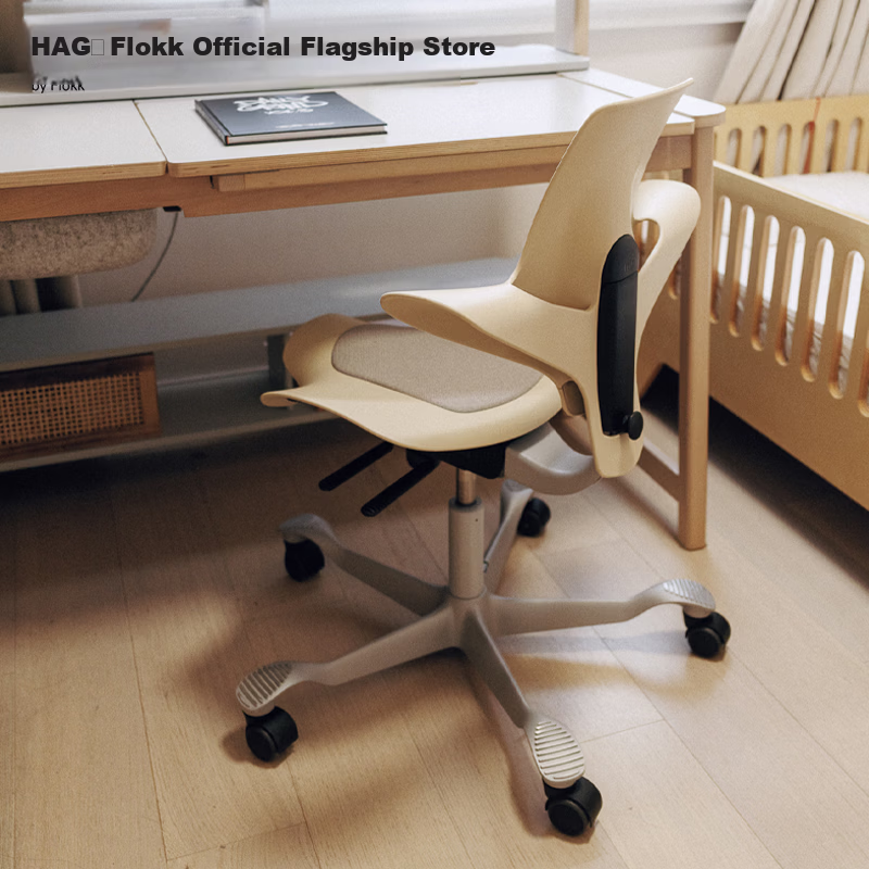 FLOKK HAG Riding Ergonomic Chair Computer Chair Home Study Chair Long Sitting Comfortable Dusk Blue Small Size