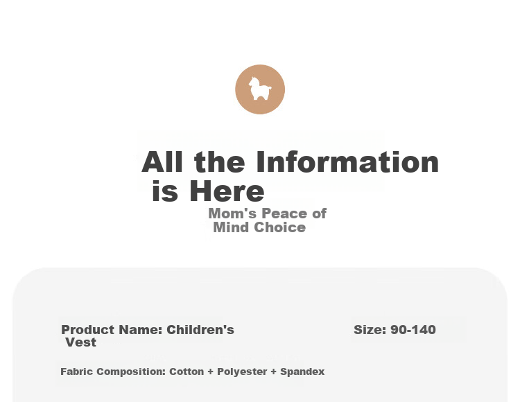 MQDMINI Kids Vest Children's Boys and Girls Hoodie Vest Infant Cardigan Inner Wear Outerwear Versatile Top Duoduo Cangcang 7