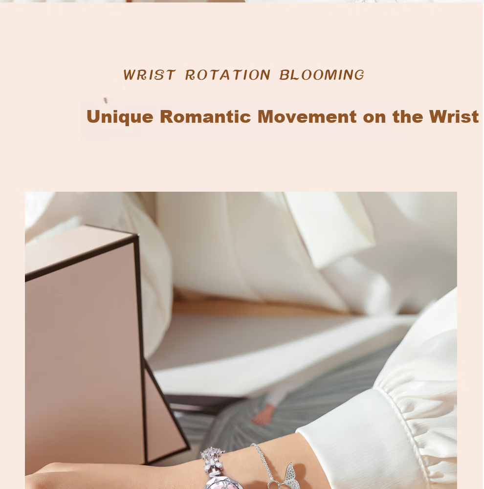 COMLORVEI Bowknot Diamond Bracelet Watch Women's British Style Waterproof Elegant Wristwatch Gift 695 9