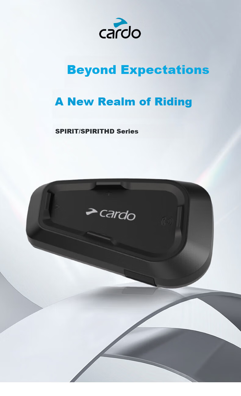 CARDO Motorcycle Helmet Bluetooth Headset Noise-Cancelling Waterproof Full and Half Helmet SPIRITSINGLE Original Box 1