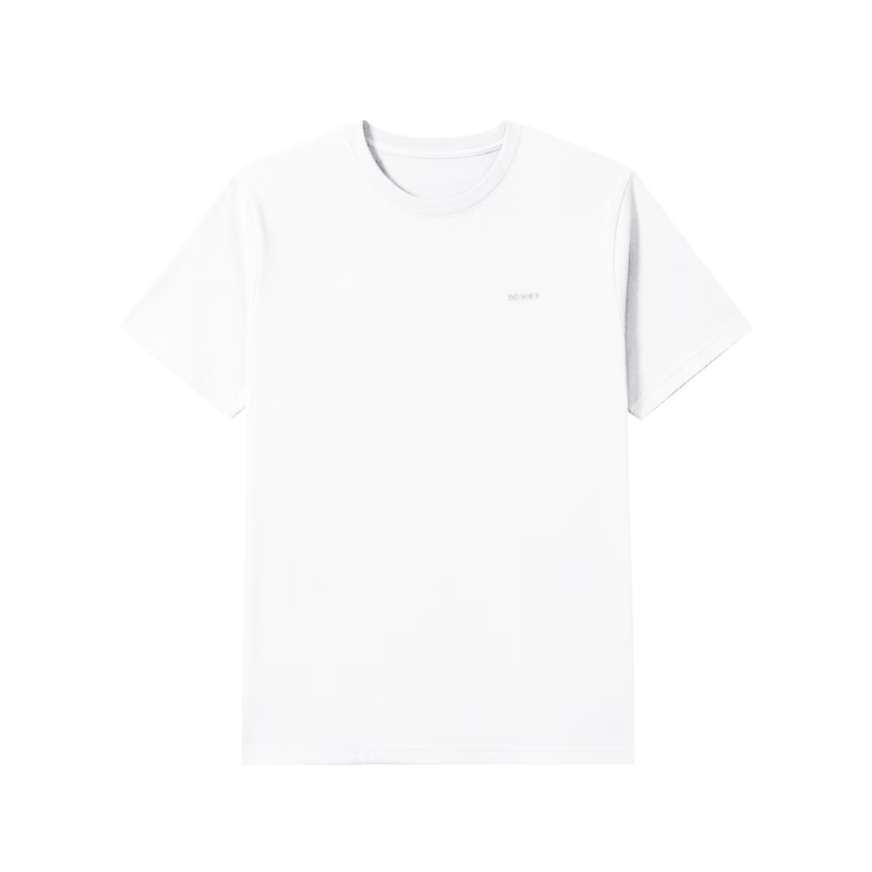Hodo Men's T-Shirt 10A Antibacterial Mite-Resistant Pure Cotton Breathable Sun Protection 50+ Simple Casual Outerwear Basic Crew Neck Short Sleeve Top