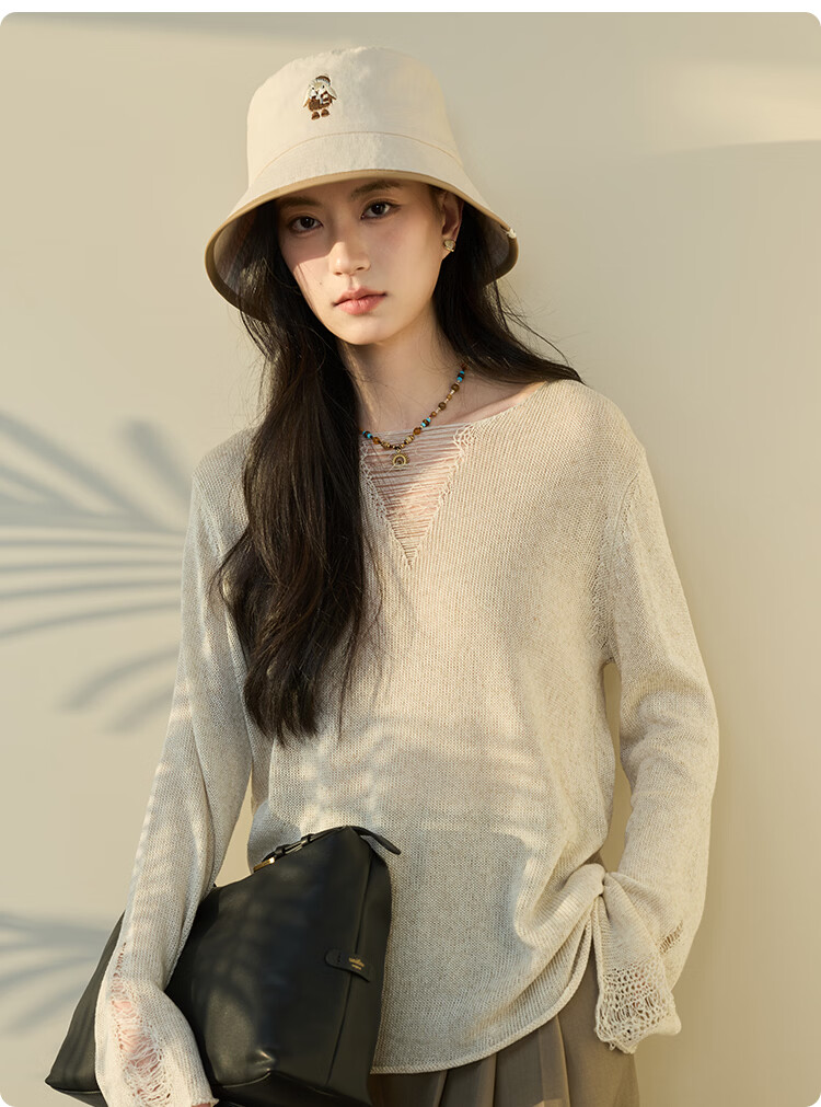 JIUMU 100% Cotton Women's Sun Protection Hat UV Protection Bucket Hat Outdoor Face Covering Sun Hat 13
