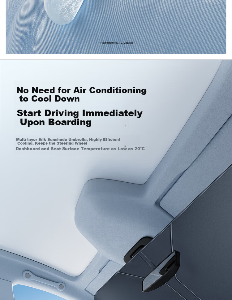 AUTOWOEL Ideal Auto Sunshade L7 L6 L8 L9 Car Window Sunshade Curtain ONE Interior Sun Protection Heat Insulation Front Windshield Cover 8
