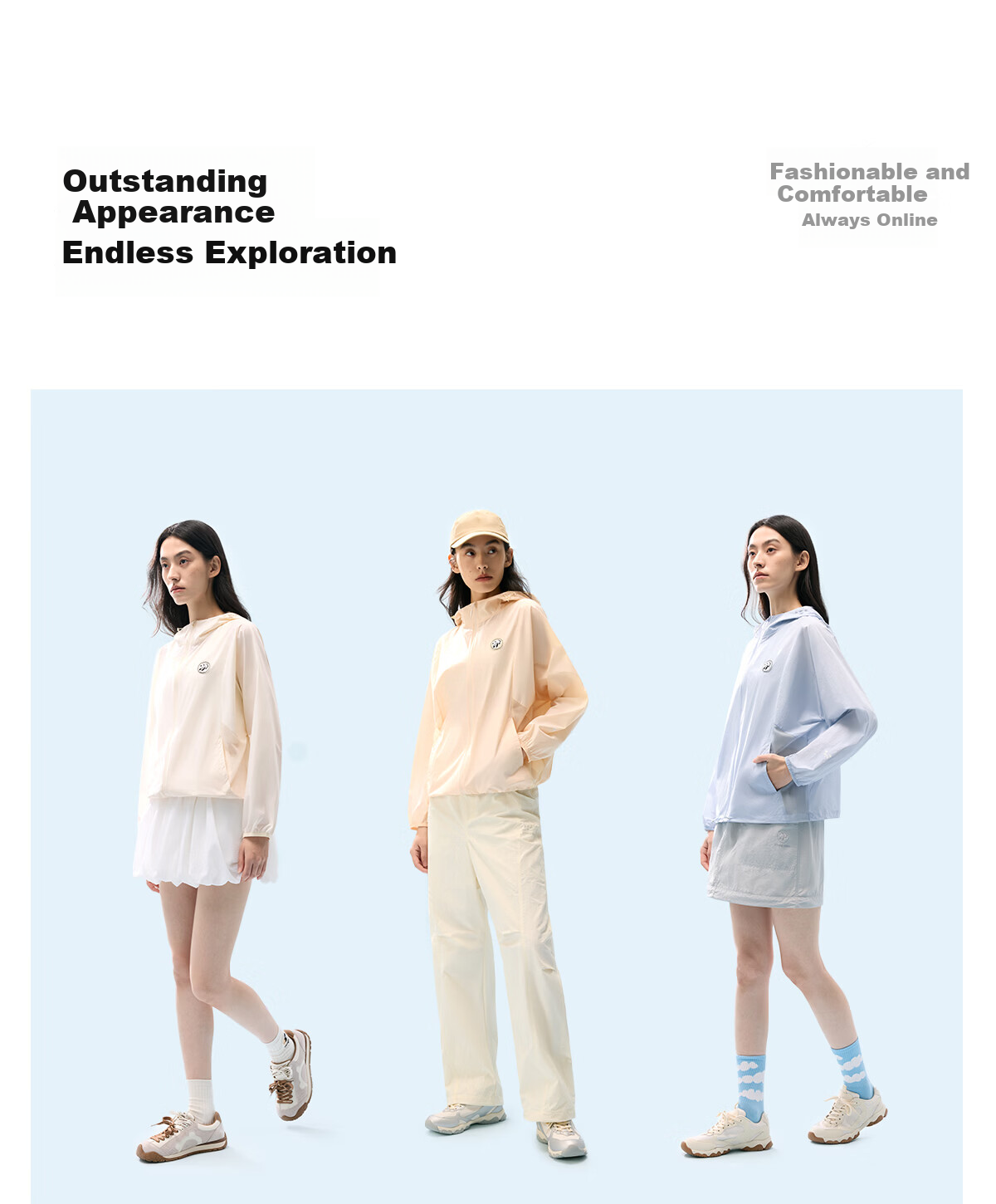 Panda Camel Original Yarn Heat-Blocking Sun Protection Cooling Breathable Summer Women's Sun Protection Jacket 8120 White, XXL 15