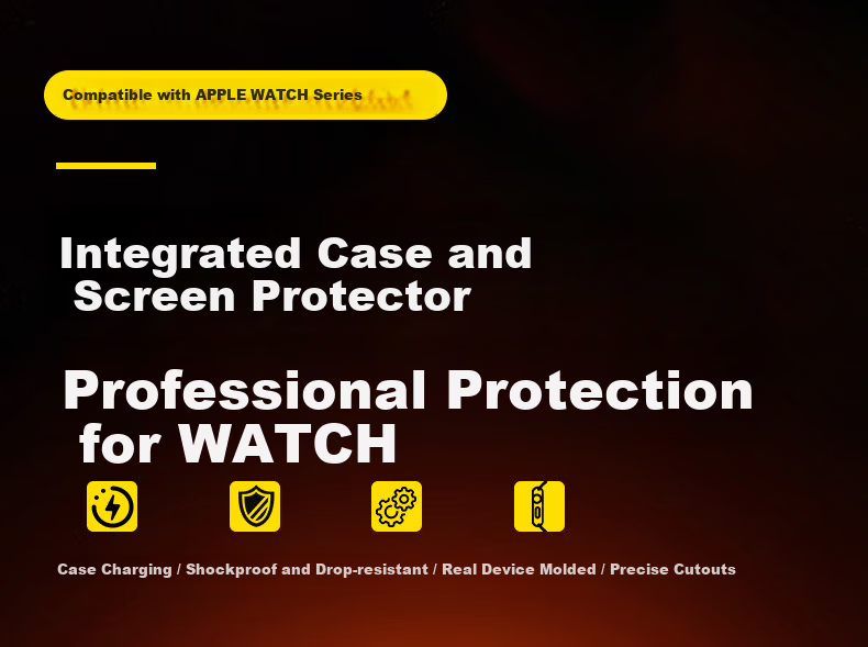 Strap Brother [New Release S11] Apple Watch Protective Case for S10/S11, Integrated Protective Film Case, Drop and Scratch Resistant, 42MM Transparent 3