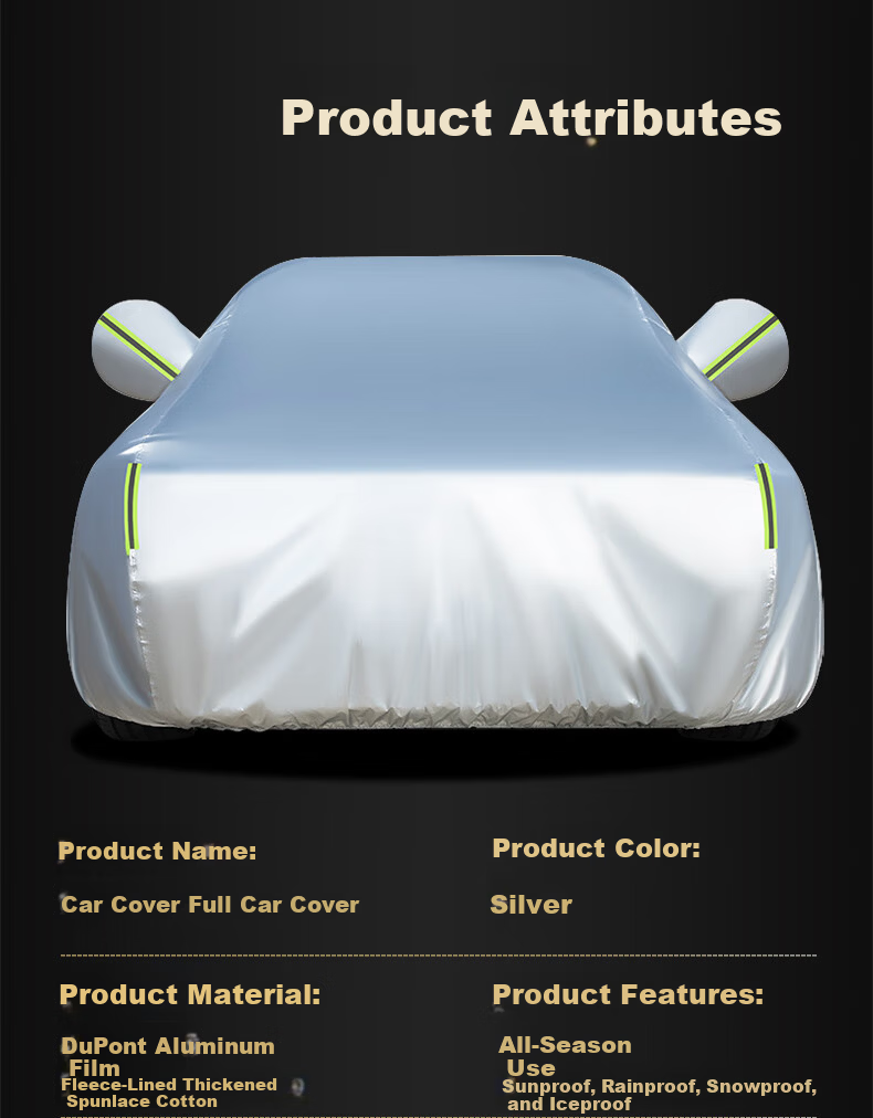 XINSHENGLING Geely Galaxy E5 Car Cover Full Car Sunshade Heat Insulation Rain Snow Frost Protection Car Cover 19
