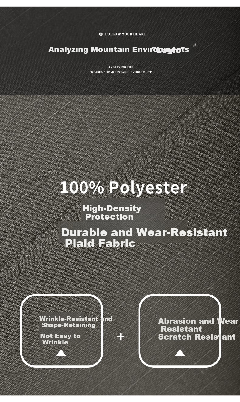Free Soldier Peak Outdoor Tactical Work Pants Stretch Men's Casual Long Pants Scratch-Resistant Durable 34W/30L Wolf Brown 7