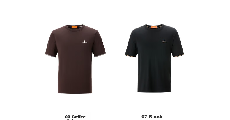Biyinlefen [Qingquan Sha] 2026 Spring Summer New Men's Casual Commuter Cool Stretch Short Sleeve Crew Neck Knit Shirt 18