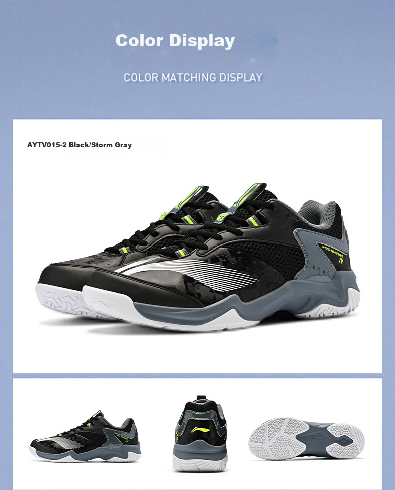 LI-NING Badminton Shoes Yinlang IV Unisex Competition Training Sports Shoes Non-slip Durable Breathable Comfortable 9