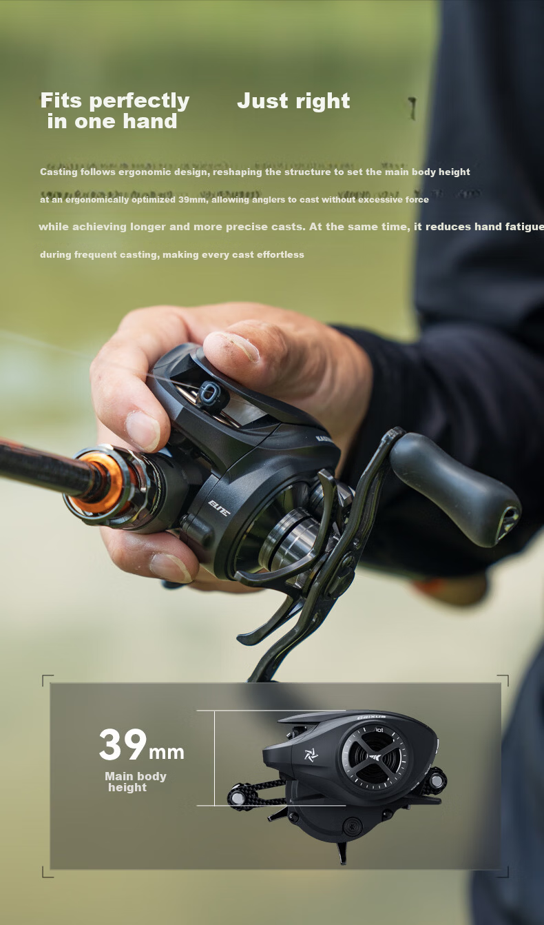 KastKing 2024 Kress Baitcasting Reel Magnesium Alloy Body Titanium Alloy Spool for Competitive Black Pit Fishing 24