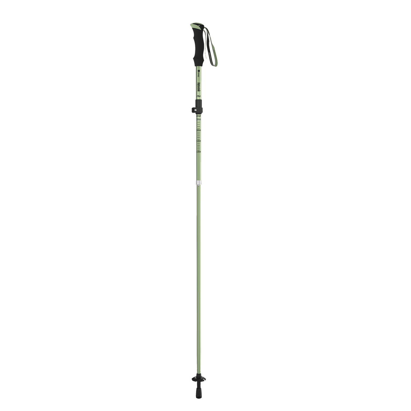Keep Aluminum Alloy Folding Telescopic Trekking Pole, Outdoor Hiking Stick, Portable Anti-Pressure Walking Cane for Elderly