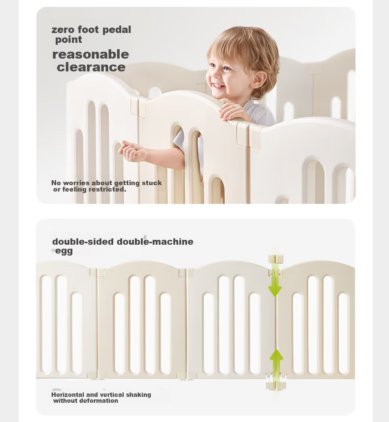 Babycare Children's Crawling Mat Shell White 80*80*2cm with Small House [Not Sold Separately, Accessory] 12