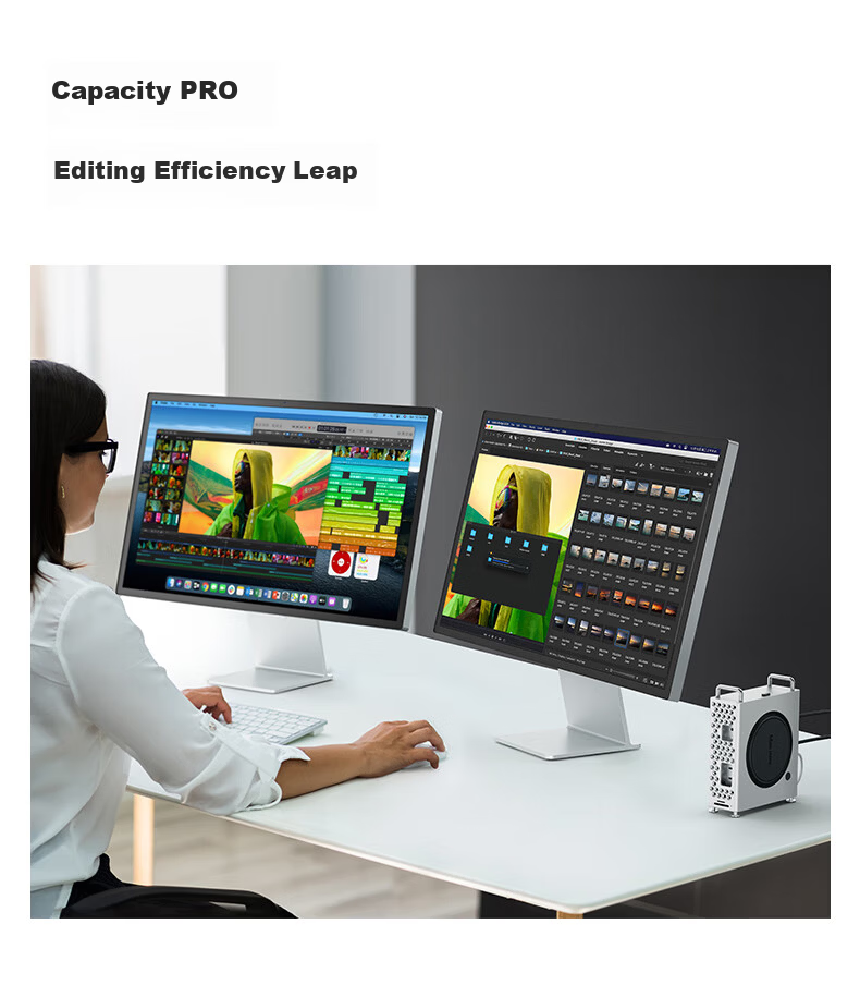 ORICO Macmini M4 Stand Aluminum Alloy Desktop Riser Cooling Bracket Screw-Free MiniPro Case Expansion MS10 for Apple Computer Without Hard Drive 11