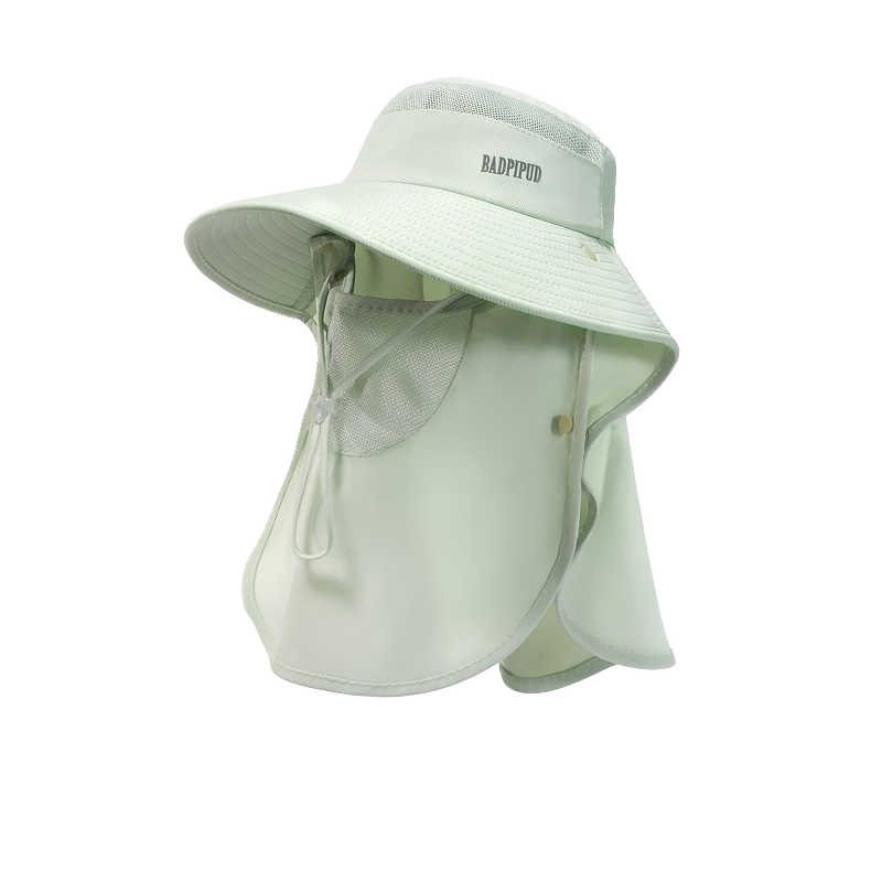 EFZ Women's Summer Sun Protection Hat UV Protection Face and Neck Cover Integrated Fisherman Hat for Fishing and Mountaineering
