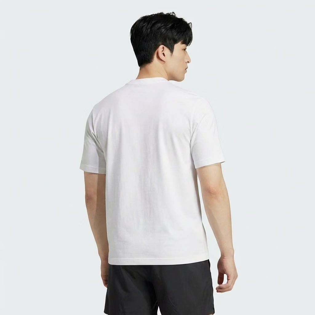 Adidas Sports Style Series Men's M SL SJ T Short Sleeve T-Shirt JF1092 White S 3