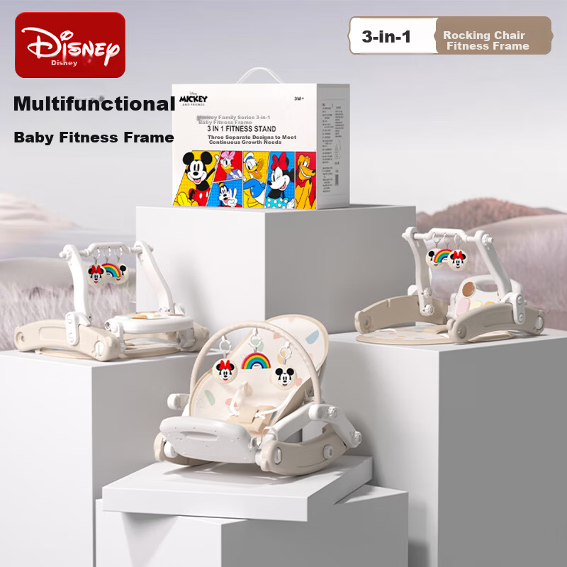 Disney Baby Play Gym Infant Foot Piano Newborn Gift Set 0-1 Year Baby Toy