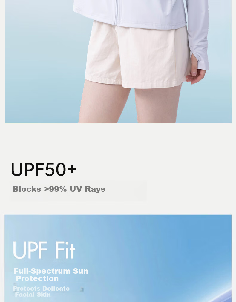 Langsha Women's Ice Silk Cooling UV Protection Sun Jacket Lightweight Breathable Comfortable Outdoor Sports Skin Jacket 3