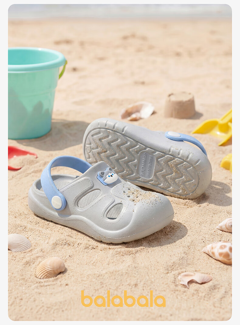 Balabala Kids Holey Slippers Girls Summer Baby Soft Sole Indoor Bathroom Shower Sandals Boys Beach Shoes Toddler 26