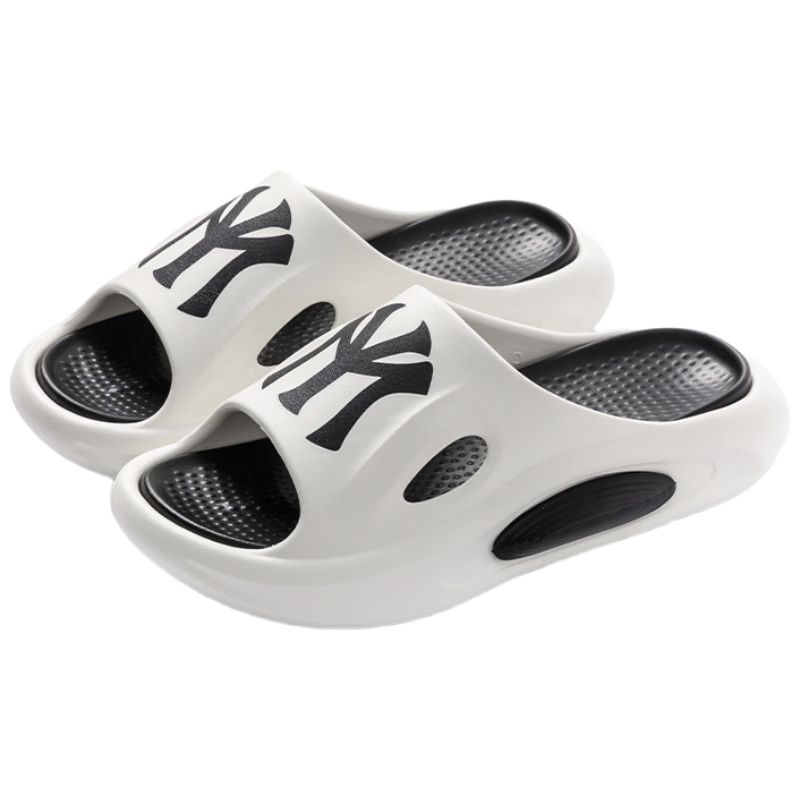 AILAIJIA Men's Sports Outdoor Slippers with Detachable Midsole Beach Sandals Size 42-43 White