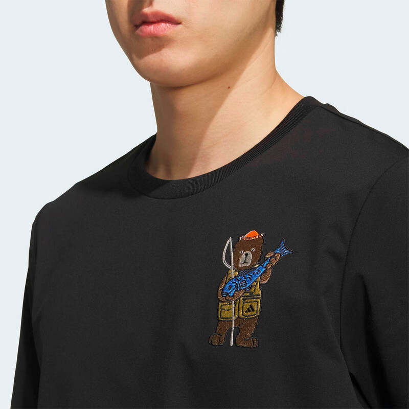 Adidas Outdoor Series Men's X CC EMB GFX T-Shirt KE3711 Black S 6