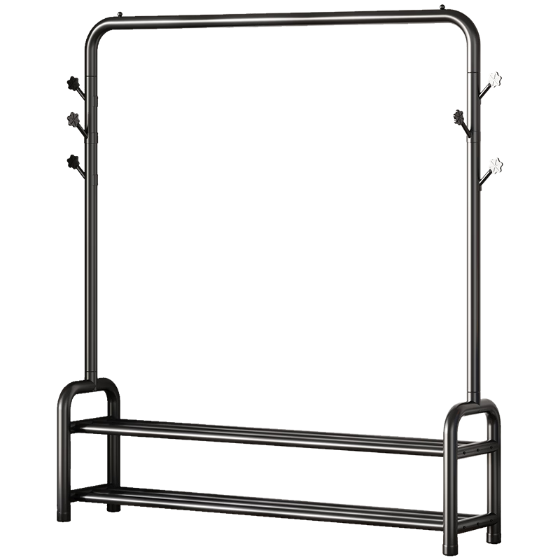 Yicainianhua Clothes Drying Rack, Floor-Standing Indoor Bedroom Hanger, Balcony Simple Clothes Drying Stand, Clothes Drying Pole, Clothes Hanger 2095