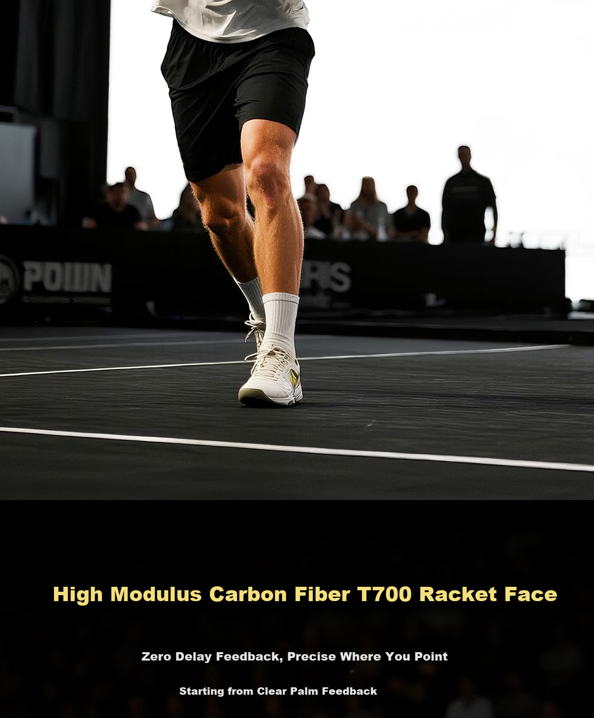 HiJump (Germany) Pickleball Paddle T700 High-End Carbon Fiber Offensive and Defensive Matte Professional Tournament Single Paddle Set 10