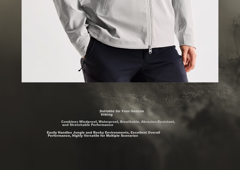 KAILAS M8 Men's Softshell Jacket Outdoor Mountaineering Durable Breathable Lightweight Windproof Hooded Coat KG2539105 3