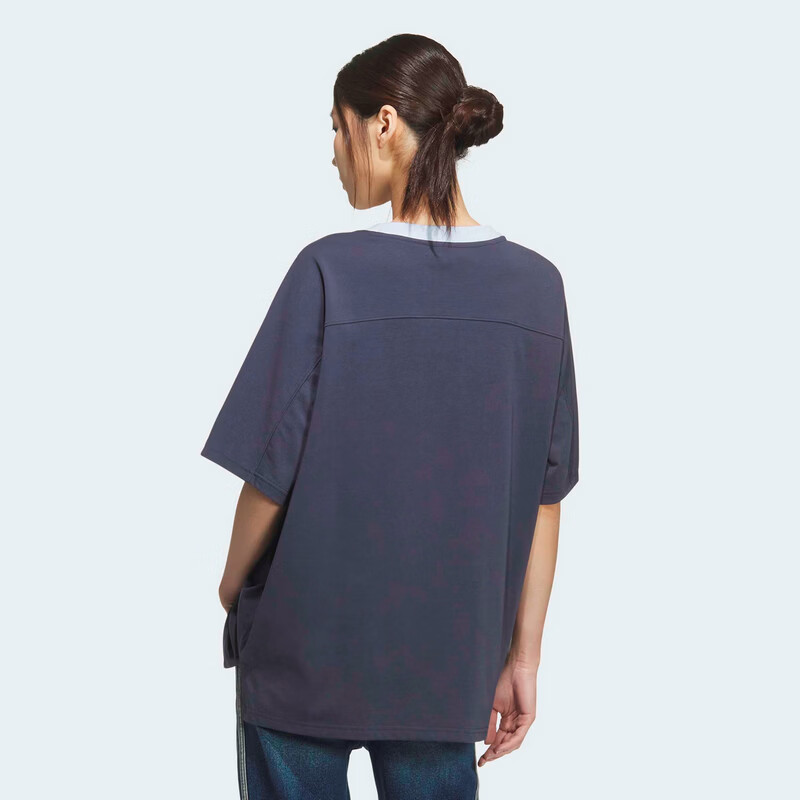 Adidas Originals Women's OG W TEE SS 1 Short Sleeve T-Shirt KT3063 Dark Navy Blue S 2