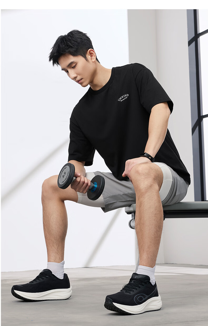 Jordan Men's Sports Short Sleeve T-Shirt 2026 Summer New Lightweight Comfortable Breathable Casual Cotton Tee 15
