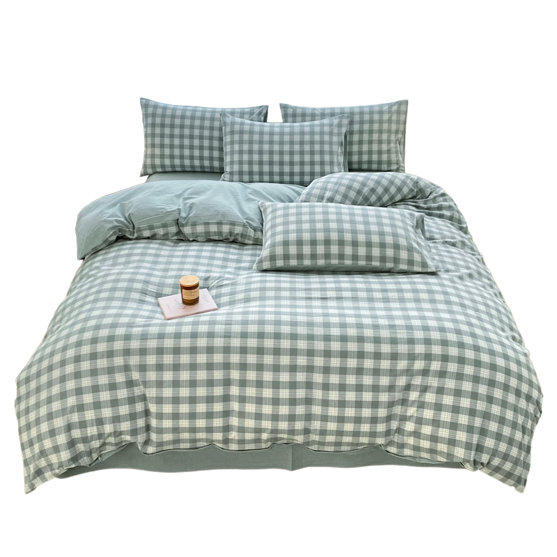 Grace Duvet Cover, Single Piece, Class A Antibacterial, Skin-Friendly, Student Single Bedding Cover, Duvet Insert Set, Beinuolue (Beenuo Green), 180*220cm