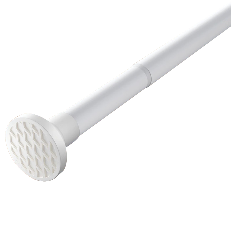 Gongxun No-Drill Retractable Clothes Drying Rod Stainless Steel Shower Curtain Extendable Pole Curtain Rod Door Curtain Rod Hanger 110-200